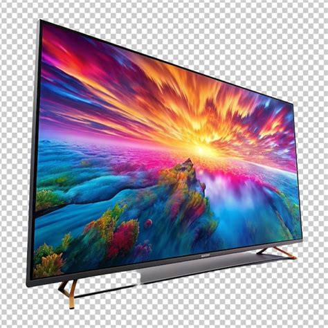 Tv De Pantalla Plana 4k Lcd O Oled Plasma Realista Mockup De Monitor Hd