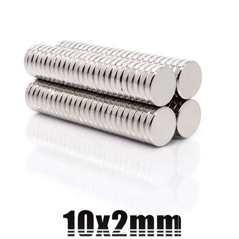 10 50 100 200 500 100 0Pcs 10x2 Neodym Magnet 10mm X 2mm N35 NdFeB