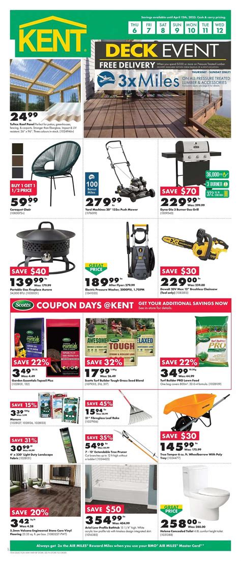 Kent Building Supplies Flyer April 6 to 12