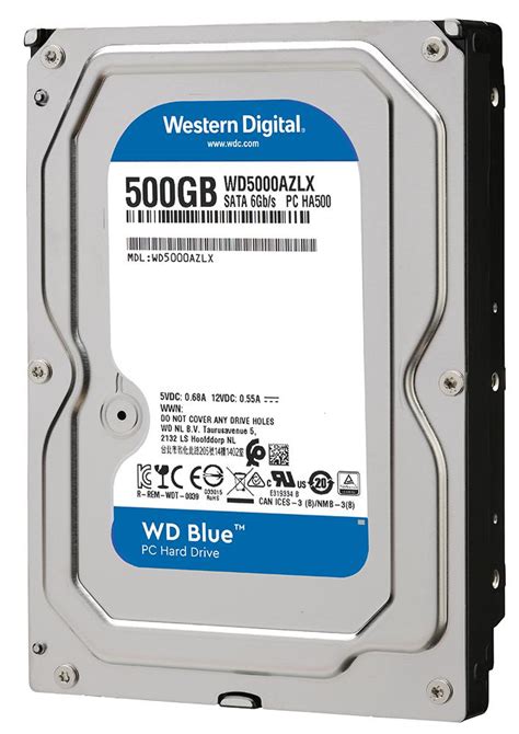 WD5000AZLX Wd WD Blue 3 5 Internal HDD SATA 6GB S 500GB 32MB