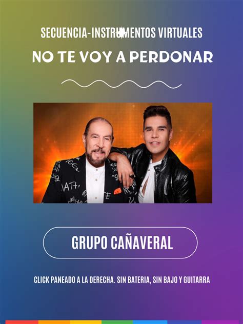 No Te Voy a Perdonar Grupo Cañaveral