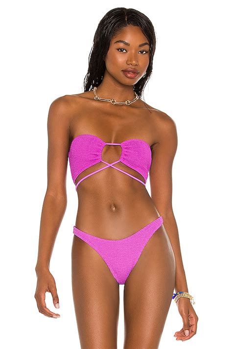 Bond Eye Margarita Bandeau Bikini Top In Ultraviolet REVOLVE