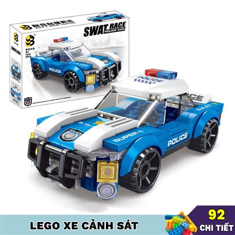 Mua Bộ đồ chơi lắp ráp lego xe cảnh sát, xe cứu hoả, máy bay cảnh sát, lego xe cứu thương 122 ...