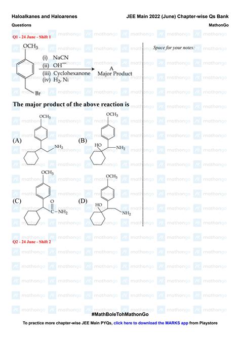 Solution Haloalkanes And Haloarenes Jee Main Chapter Wise