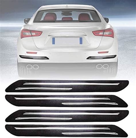 Detachi Bp Rubber Car Bumper Protector Guard With Double Chrome Strip