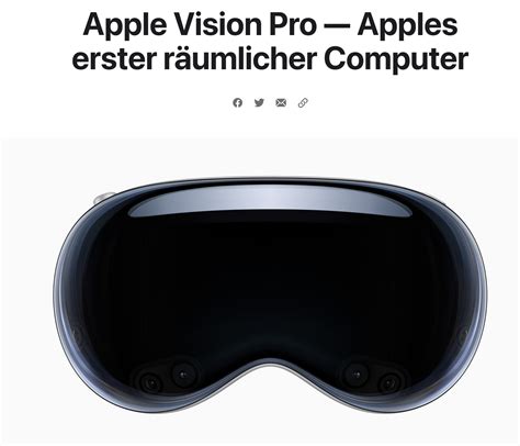 Tarifrechner Apple Vision Pro Apple präsentiert neue AR Brille