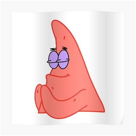 Patrick Star Praying Meme Poster By Amemestore Redbubble