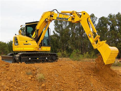 Komatsu Zero Swing Excavators Arrive