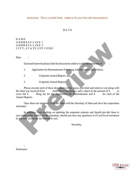 Reinstatement Contract Form For Microsoft Us Legal Forms