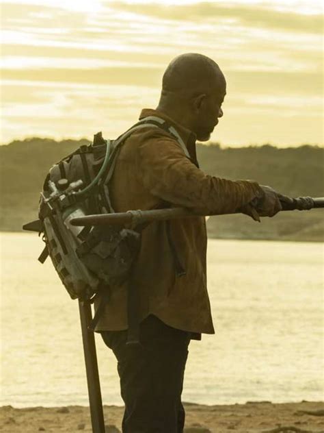 Morgan Jones Fear The Walking Dead S08 Brown Jacket