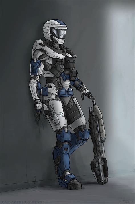 Spartan Jesse 2 Commission By The Chronothaur On Deviantart Halo