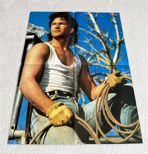 Patrick Swayze 1987 Actor Movie Tv Swedish Poster Music Magazine Okej 1980s Vintage Rare Etsy