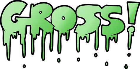 cartoon gross symbol 12380176 Vector Art at Vecteezy
