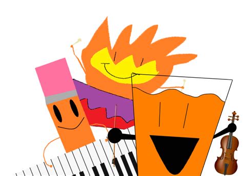 Firey Pencil And Oj Friends Png By D20082008 On Deviantart