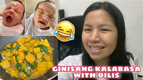 GINISANG KALABASA WITH DILIS PARA SA PANANGHALIAN YouTube