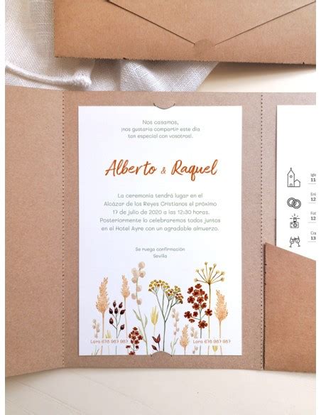 Invitaci N Boda Carpeta Elegance Inicio Felizia