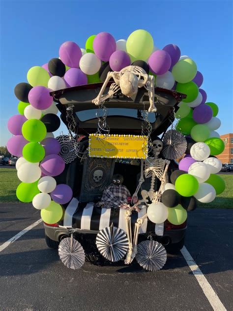 Beetlejuice Trunk Or Treat Halloween Car Decorations Trunk Or Treat