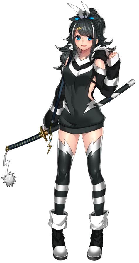 Safebooru 1girl Black Hair Blue Eyes Highres Katagiri Hachigou Katana