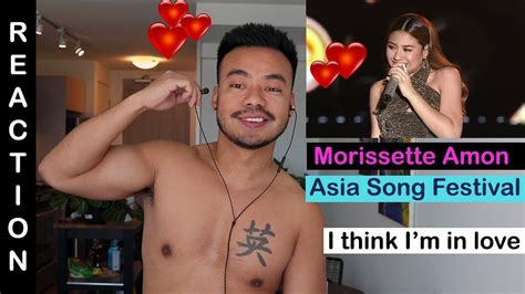 Reaction Morissette Amon Emotions At Asia Song Festival Youtube