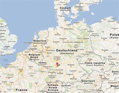 Heidelberg Map Germany