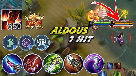 ALDOUS 650 STACK FULL DAMAGE 1 HIT TERSAKIT DI META TERBARU BUILD