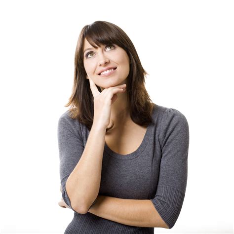 Thinking Woman Png Image Transparent Background Png Arts Images And