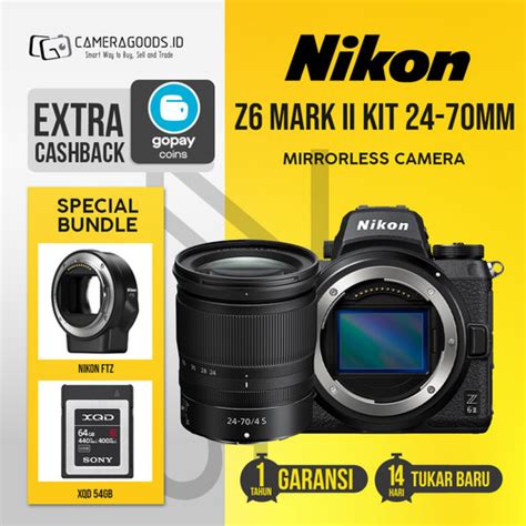 Jual Nikon Z6ii Kit 24 70mm F4 S Mirrorless Digital Camera Nikon Z6 Mark Ii Z6 Ii Kit 24 70