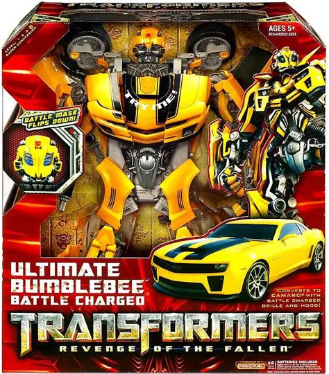 Transformers Revenge of the Fallen ULTIMATE Bumblebee Action Figure Battle Charged Hasbro - ToyWiz