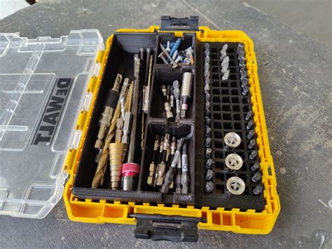 Stl File Dewalt Toughcase Drop In Bit Holder Solution D Printable