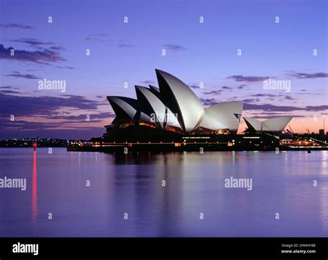 Australia Sydney Opera House At Dawn Stock Photo Alamy