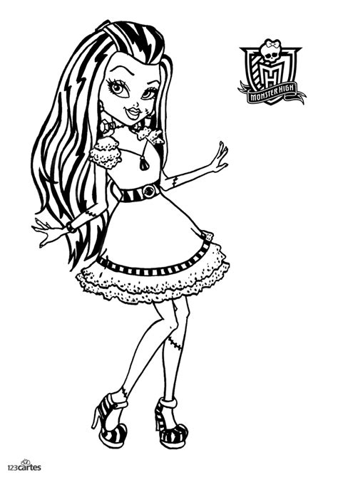 16 Coloriages Monster High 123 Cartes