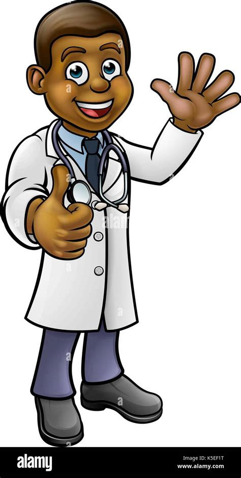 Doctor surgeon black white cartoon hi-res stock photography and images ...