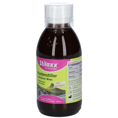 Stilaxx Isländisch Moos Hustenstiller 200 ml Shop Apotheke