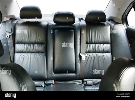 Back Passenger Seats In A Modern Car Stock Photo Alamy