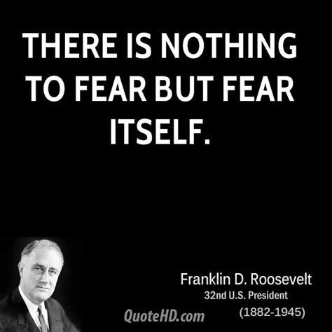 Franklin D Roosevelt Quotes Fear. QuotesGram