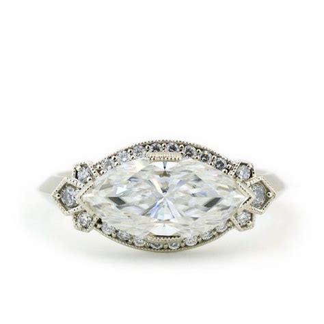 Art Deco Marquise Ring Abby Sparks Jewelry