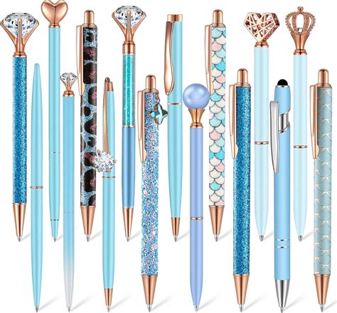 Amazon Colarr Pcs Ballpoint Pens Set Metal Crystal Diamond Pen