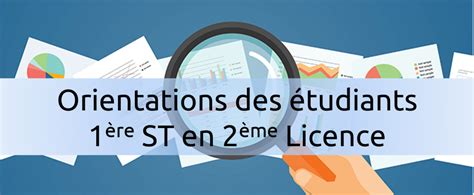 Résultats De L’orientation Des étudiants De La 1ère Année St En 2ème Année 2023 2024 Faculté