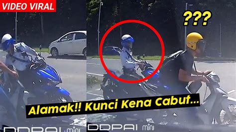 Abang Trafik Cabut Kunci Mat Motor YouTube