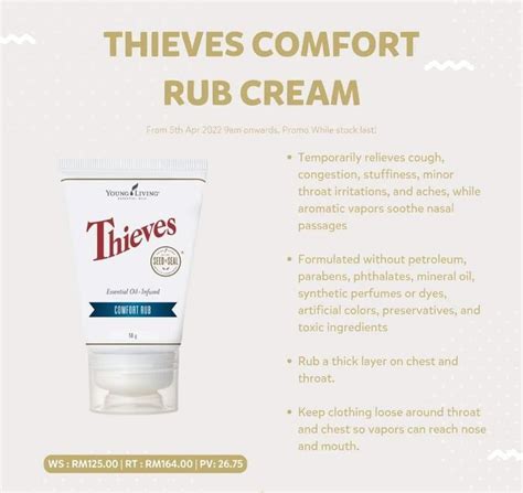 Young Living New Product Theives Comfort Rub Health And Nutrition