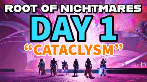 Day 1 Contest Mode Cataclysm Encounter Completion Destiny 2 YouTube