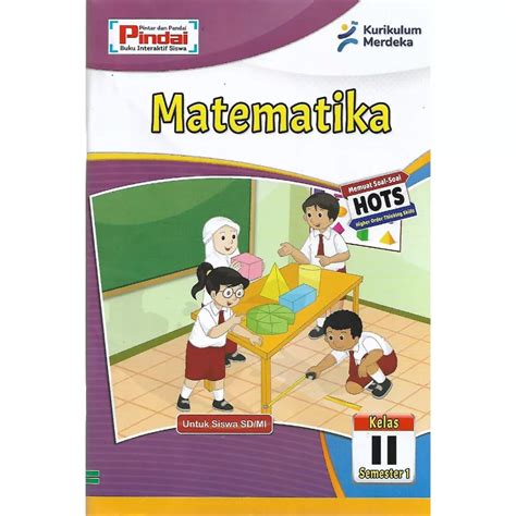 Jual Buku LKS Matematika Kelas 2 SD MI Kurikulum Merdeka Semester 1