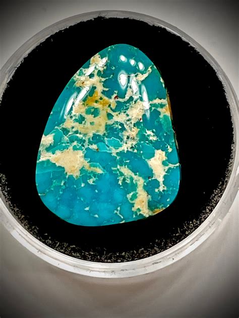 Battle Mountain Blue Gem Turquoise Rare Natural Webbed High Grade