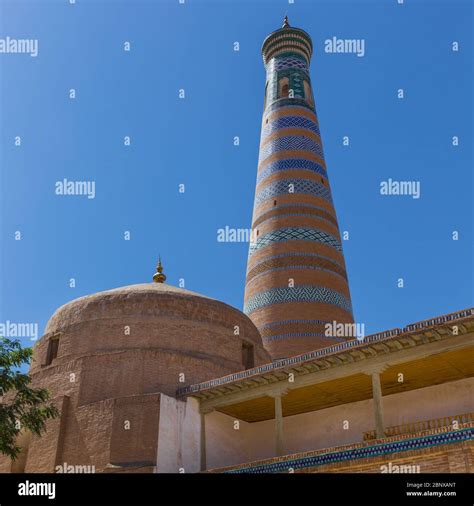 View Of The Islam Khodja Minaret And Mosque From The Watchtower Of The