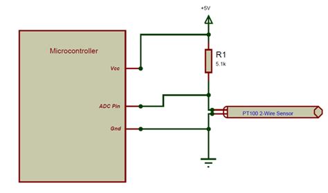 Pt1000 Temperature Sensor Circuit Diagram