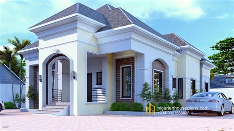 Bedroom Bungalow Ref Nigerian House Plans