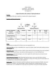 Lab 10 Grignard Reaction With A Ketone Triphenylmethanol Docx Ashley