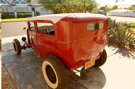 Restored Vintage 1930 Ford Model A Sedan Hot Rod 30 W 32 Dash No Reserve For Sale In Costa