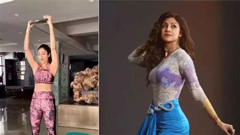 Shilpa Shetty Does Intense Work Out With A Wheel Plate Explains Its Benefits And Asks Fans To