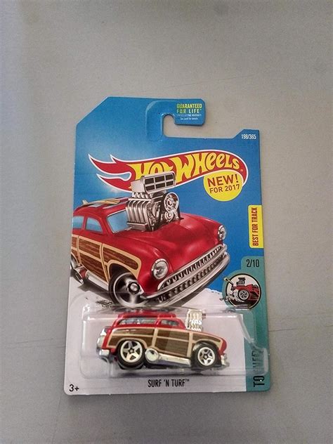 Hot Wheels Tooned Surf N Turf Red And Brown